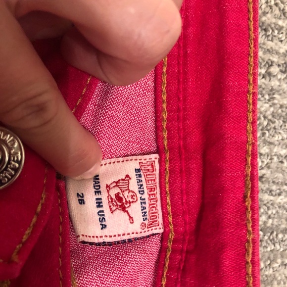 True Religion Pink/Magenta Skinny Jeans - Picture 3 of 10